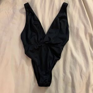 Black UO Silky but not thin bodysuit